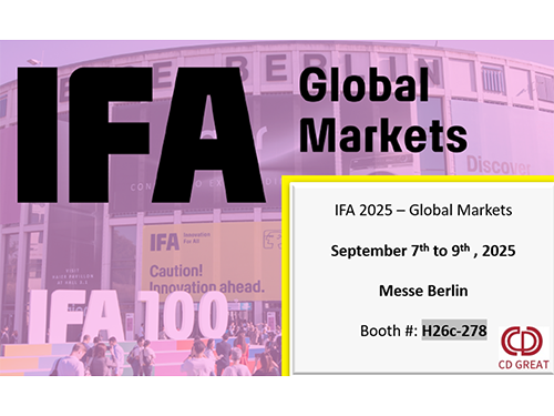 IFA 2025 – Global Markets in Berlin, Germany 📍 Berlin, Germany | 📅 September 7–9, 2025
