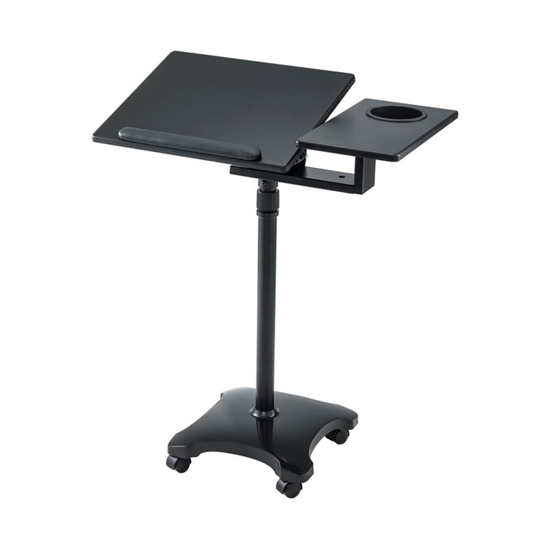 Mobile Laptop Desk with Side Table