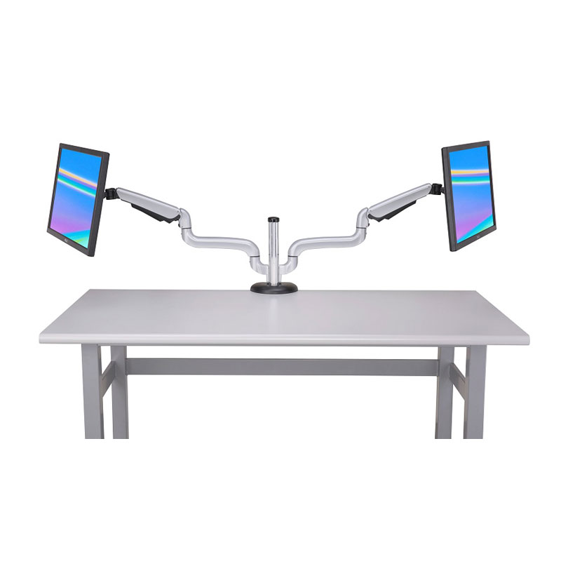 dual monitor vesa mount, dual computer monitor desk mount