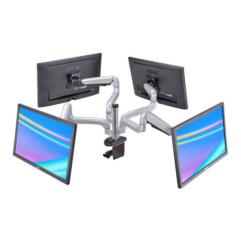 quad monitor desk mount, quad monitor bracket