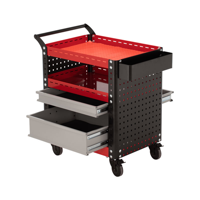 Mobile Tool Cart with 3 two way pull-out drawers (Lower)