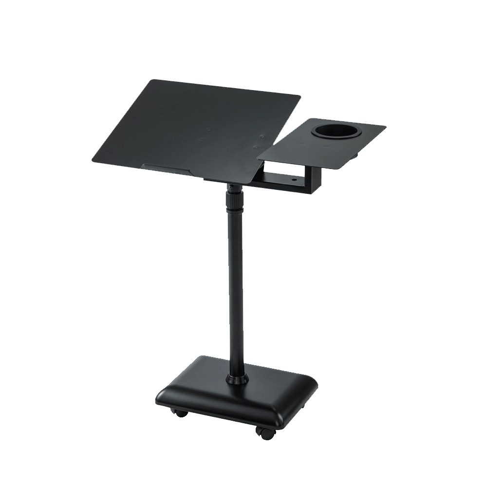 SP901-A Metal Mobile Standing Desk with Side Table