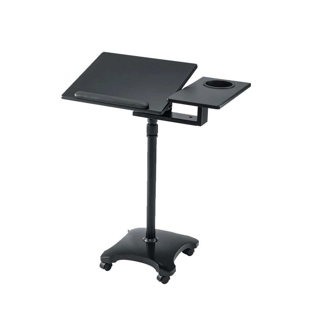 SP901-B MDF Mobile Standing Desk with Side Table